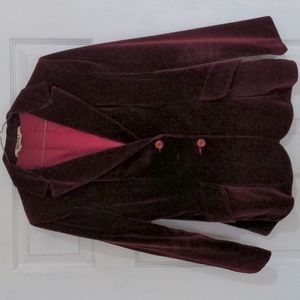 Vintage 1970s velvet blazer